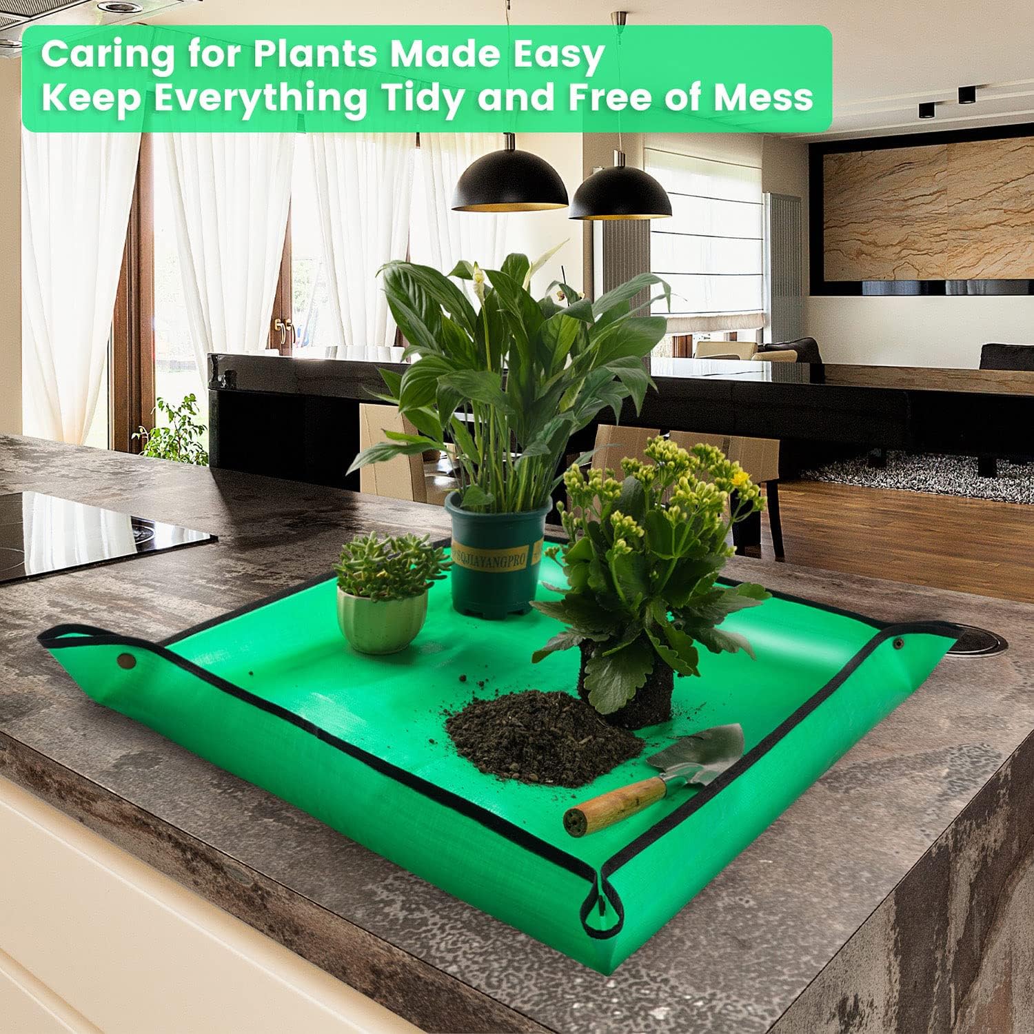 Small Mess-Free Repotting Mat - 26.8"X26.8