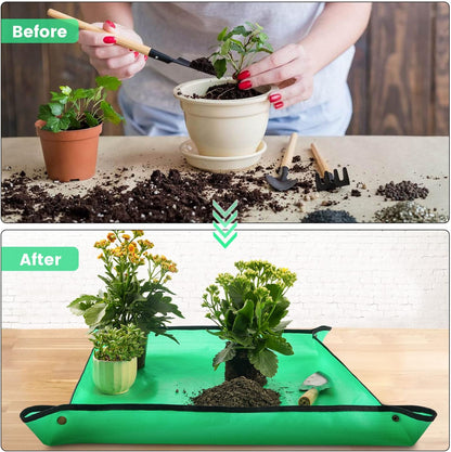 Small Mess-Free Repotting Mat - 26.8"X26.8