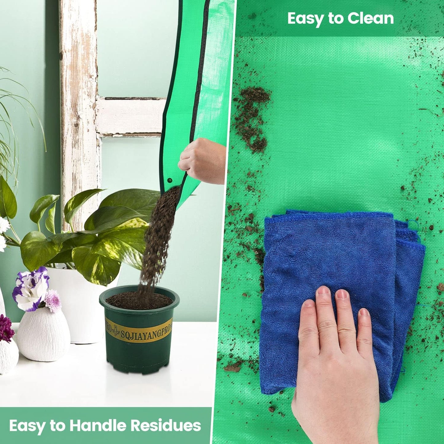 Small Mess-Free Repotting Mat - 26.8"X26.8